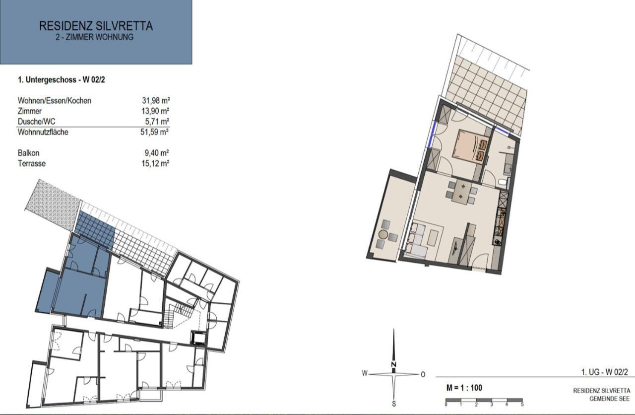 Charmantes Apartment In Der Residenz Silvretta - Inklusive Silvretta Card Premium See Zewnętrze zdjęcie